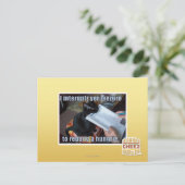 Ich unterbreche Yen Leezure Postkarte (Stehend Vorderseite)
