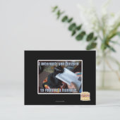 Ich unterbreche Yen Leezure Postkarte (Stehend Vorderseite)