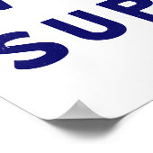 Ich unterrichte Algebra / Was ist deine Supermacht Poster (Ecke)