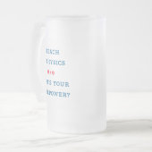 Ich unterrichte AP Physik Was ist deine Supermacht Mattglas Bierglas (Vorderseite Links)