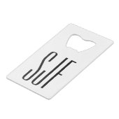 Ich unterrichte APUSH (Geschichte AP US) Geldbeutel Flaschenöffner (Rückseite Schrägansicht)