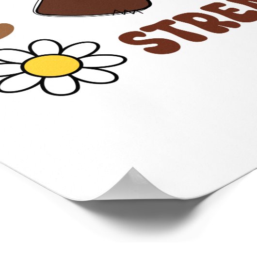 Ich unterrichte Bows Poster (Ecke)