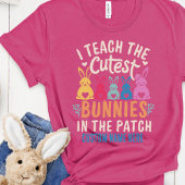 Ich unterrichte das Niedlichste Bunnies Personalis T-Shirt