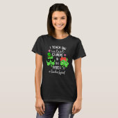 Ich unterrichte das süßeste C im Patch-Lehrer-Team T-Shirt (Vorne ganz)