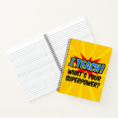 Ich unterrichte deinen Supermacht-Superhelden-Lehr Notizbuch (Innenseite)