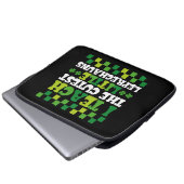 Ich unterrichte den Niedlichen Kobold Laptopschutzhülle (Vorne Knopf)
