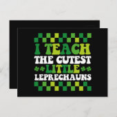 Ich unterrichte den Niedlichen Kobold Postkarte (Vorne/Hinten)