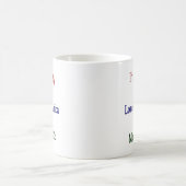 Ich unterrichte der Liebe Südafrika meinen Sohn so Kaffeetasse (Mittel)