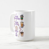 Ich unterrichte deshalb Kaffee Kaffeetasse (Vorderseite Links)