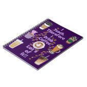 Ich unterrichte deshalb Kaffee Notizblock (Linke Seite)