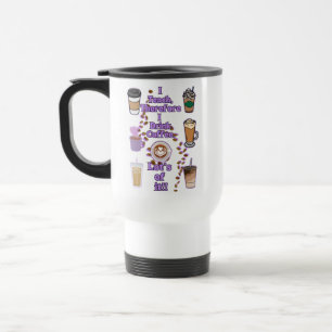 Ich unterrichte deshalb Kaffee Reisebecher