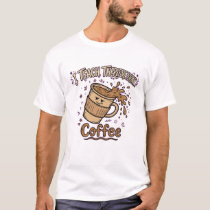 Ich unterrichte, deshalb trinke ich Kaffee - Lusti T-Shirt