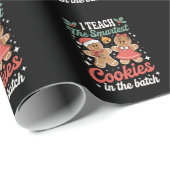 Ich unterrichte die klügsten Cookies im Stapellehr Geschenkpapier (Rolleneckpunkt)