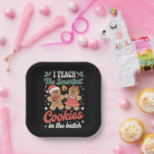 Ich unterrichte die klügsten Cookies im Stapellehr Pappteller (Party)