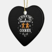 Ich unterrichte die klügsten Cookies Weihnachten Keramik Ornament (Links)