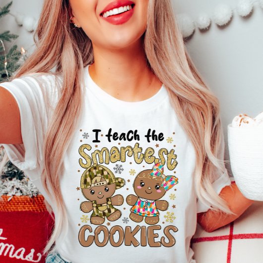 Ich unterrichte die klügsten Cookies Weihnachten T-Shirt