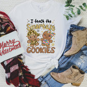 Ich unterrichte die klügsten Cookies Weihnachten T-Shirt