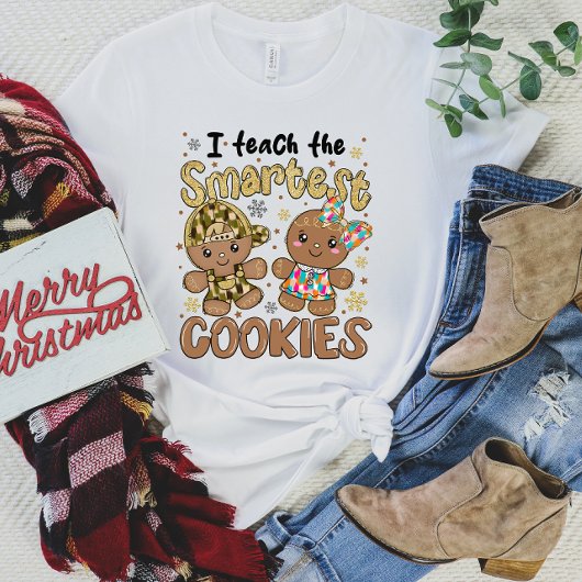 Ich unterrichte die klügsten Cookies Weihnachten T-Shirt