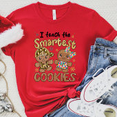 Ich unterrichte die klügsten Cookies Weihnachten T-Shirt