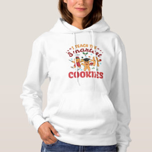 Ich unterrichte die klügsten Cookies Weihnachtsleh Hoodie