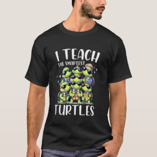 Ich unterrichte die klügsten Schildkröten Lustiger T-Shirt