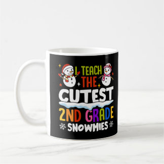 Ich unterrichte die Niedliche 2. Klasse Snowmies L Kaffeetasse