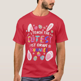 Ich unterrichte die Niedliche Bunnies-Lehrerin Eas T-Shirt