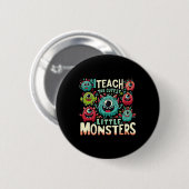 Ich unterrichte die Niedlichen kleinen Monster Hal Button (Vorne & Hinten)