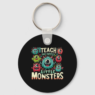 Ich unterrichte die Niedlichen kleinen Monster Hal Schlüsselanhänger