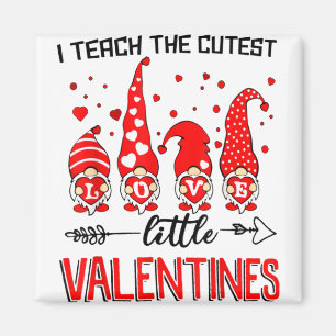Ich unterrichte die Niedlichen kleinen Valentinen  Magnet
