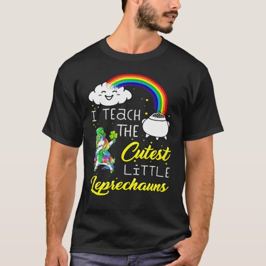 Ich unterrichte die Niedlichen Kobeltöne Unicorn S T-Shirt (Vorderseite)