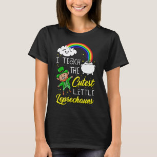 Ich unterrichte die Niedlichen Kobolden St Patrick T-Shirt