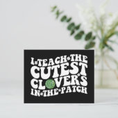 Ich unterrichte die Niedlichsten Cloud in der Patc Postkarte (Stehend Vorderseite)