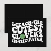 Ich unterrichte die Niedlichsten Cloud in der Patc Postkarte (Vorne/Hinten)