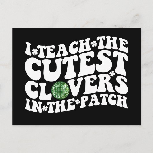 Ich unterrichte die Niedlichsten Cloud in der Patc Postkarte (Vorderseite)
