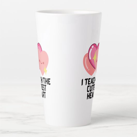 Ich unterrichte die niedlichsten Herzen Milchtasse (Vorderseite)