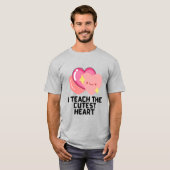 Ich unterrichte die niedlichsten Herzen T-Shirt (Vorne ganz)