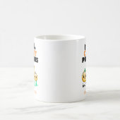 Ich unterrichte die Niedlichsten Kürbis Halloween- Kaffeetasse (Mittel)