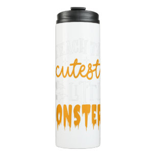 Ich unterrichte die niedlichsten Monster Halloween Thermosbecher