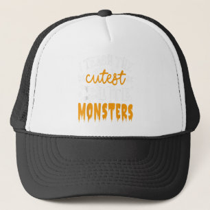 Ich unterrichte die niedlichsten Monster Halloween Truckerkappe
