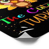 Ich unterrichte die Niedlichsten Truthühner Funny  Poster (Ecke)