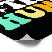 Ich unterrichte die Niedlichsten winzigen Menschen Poster (Ecke)