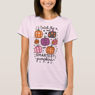 Ich unterrichte die Smartest Pumpkins T-Shirt