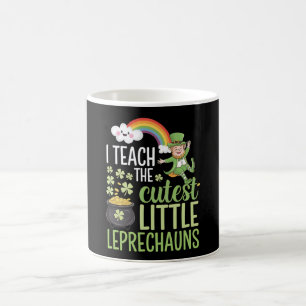Ich unterrichte die süßesten kleinen Kobolde Irisc Kaffeetasse