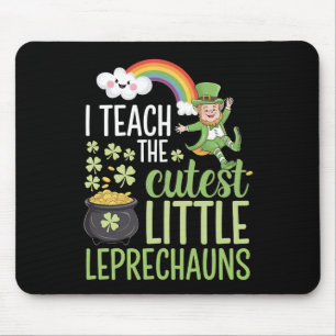 Ich unterrichte die süßesten kleinen Kobolde Irisc Mousepad