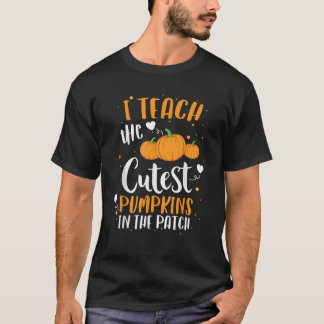 Ich unterrichte die süßesten Kürbisse auf dem Feld T-Shirt