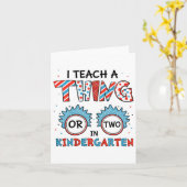 Ich unterrichte ein oder zwei Dinge im Kindergarte Karte (Gelbe Blume)