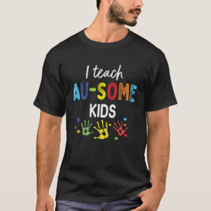 Ich unterrichte einige Kinder mit Autismus-Rätsel T-Shirt