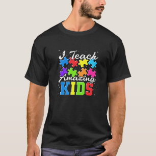 Ich unterrichte erstaunliche Kinder Autismus-Bewus T-Shirt