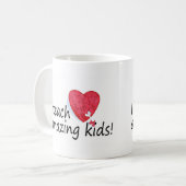 Ich unterrichte fantastische Kinder Kaffeetasse (Vorderseite Links)